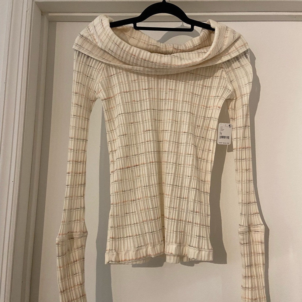 NWT Free People We the Free Off the Shoulder Top